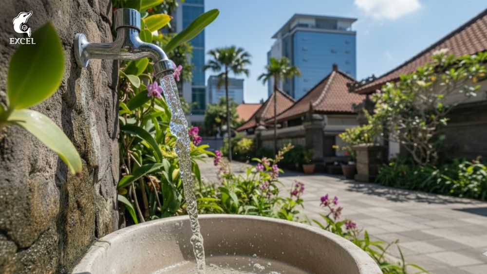kegiatan sanitasi menggunakan tangki excel